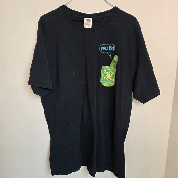Pickle Rick Faux Pocket Tee Shirt XL - Picture 1 of 6